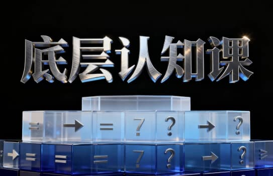 底层认知课,鹤老师说认知-魔方小站