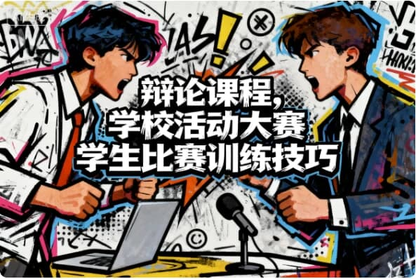 辩论课程，学校活动大赛学生比赛训练技巧-魔方小站