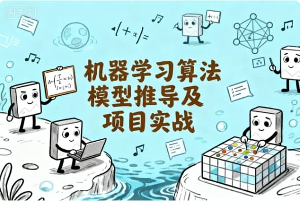 机器学习算法模型推导及项目实战-魔方小站