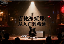 吉他系统课 从入门到精通-魔方小站