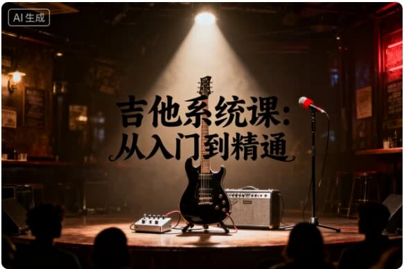 吉他系统课 从入门到精通-魔方小站