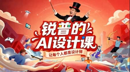 锐普的AI设计实战课，让每个人都是设计师-魔方小站