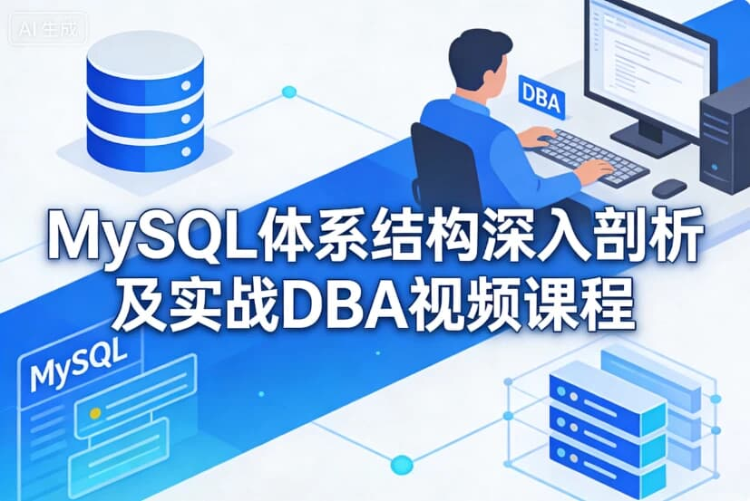 MySQL体系结构深入剖析及实战DBA视频课程-魔方小站