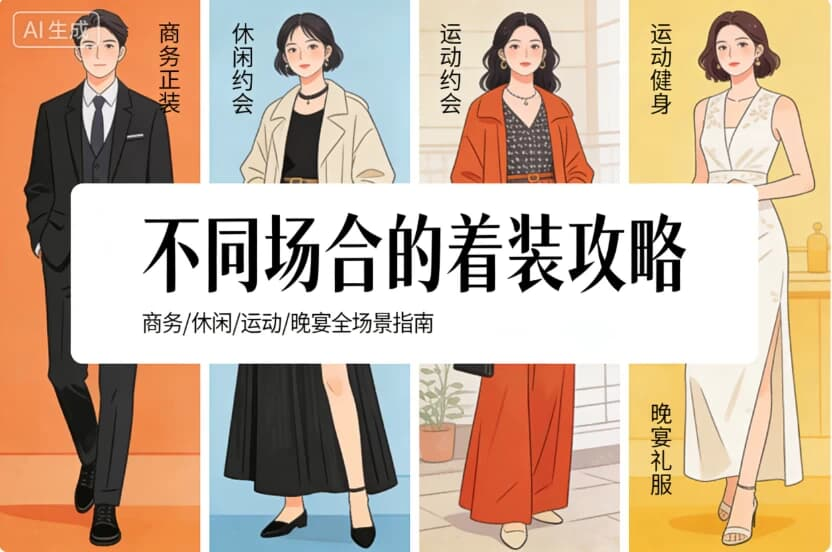 不同场合的着装攻略，一站式提升气质与得体形象-魔方小站