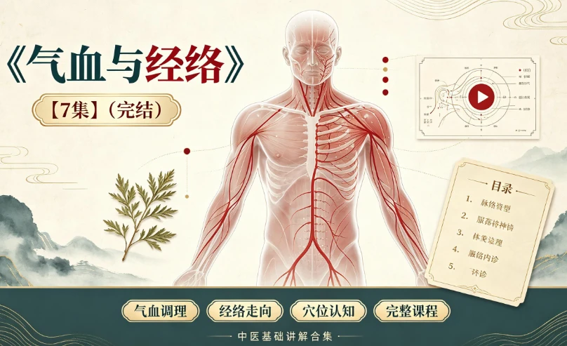 【健康养生】中医课程《气血与经络》-魔方小站